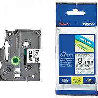 Brother TZE-121 Black on white Tape Print 9mm