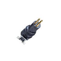 Amphenol LTW M8S-06PMMT-EE0001 Circular Metric Connectors M Series Sensor Connector, M8, A Code, Plastic, 1.5A, 06 pins, Male Connector, Male Contact, SMT 180
