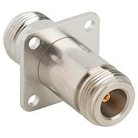 Amphenol RF 172278-10 RF Adapters - In Series AdapterNJacktoNJack 4-Hole Flange50Ohms