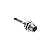 Amphenol LTW M12B-05PFFC-SH8CA0 Sensor Cables / Actuator Cables M12 Circular Metric Connector, B Code, Metal, 4A, 05 pins, Female Connector, Female Contact, Hexagonal, Screw Thread, Crimp, Receptacle With Cable/Wire, Length 1000mm, IP68 / IP69K