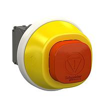 SCHNEIDER XB5AS84W3B5 Double Button COMPLETE ILL. E Stop TTR 24V 2 WH/RD 1NO 1NC