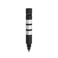Banner Engineering TL30BGRBXXAXQD Tower Lights TL30 Basic Tower Light; Black Housing: 3-Color Audible Indicator; Voltage: 12-30 V dc; Environ. Rating: IP65; Input: Bimodal; Colors: Green Red Blue; 5-pin M12 Integral QD