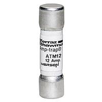 Mersen ATM12 Cartridge Fuse Fuse,Midget,Fast Acting,PC Mount,100kA,600VAC/DC,12A