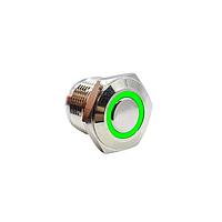 E-Switch PV6F240NN-331 Anti-Vandal ANTI-VANDAL, 2A 48VDC, SPST Off-(On), Panel Mount, Front Solder