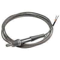 OMEGA TC-T-1/4NPT-G-72-SMP-DUAL Pipe Plug Thermocouple Probes with NPT Fitting and Lead Wire (Thermocouple, T, 370 °C, Dual Element Immersion Probe)