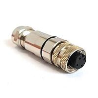 Bulgin PXMBNI12FBF05BSCPG7 Sensor Cables / Actuator Cables M12 Series Cu Ni Plated F Flex Body
