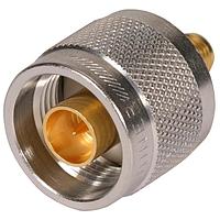 HUBER+SUHNER 33_N-SMA-50-1/113_UE RF Adapters - Between Series N plug(m) to SMA jack(f)