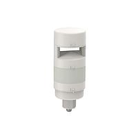 Banner Engineering TL70DXN2YALCQ Tower Lights TL70 Wireless Tower Light, 2.4 GHz; Gray Housing: 1-Color Loud Audible Indicator; Voltage: 12-30 V dc; Environmental Rating: IP65; Colors: Yellow; 5-pin M12 Integral QD