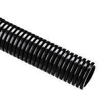 HellermannTyton 166-90196 Cable Protection HelaGuard Non-Metallic Conduit, Light Weight, 0.38" Dia, PA6, Black, 100 ft/Std. Reel