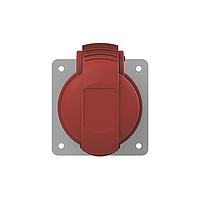 Amphenol Tuchel 2CMA193178R1000 Connectors 3P+E Panel Mounted Socket Outlet. Replaces Part# 316RU6