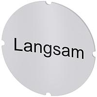 SIEMENS 3SU19000AB710AN0 Insert Label, Langsam INSERT LABEL F. ILLUM PUSHBUTTON,LANGSAM