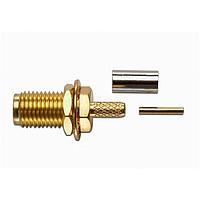 Pomona Electronics 72956 Connectors SMA JACK BULKHEAD CRIMP, RG174, 178, 188, 316