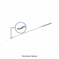DaiHan SL.Spa7012 Micro Spoon-Spatula, L150, Bowl-5×7, Blade-5×50, stem-Φ2.5 mm
