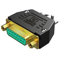 Amphenol Positronic RD37S00JT2X Receptacle DSUB 37F CRIMP LC TIN
