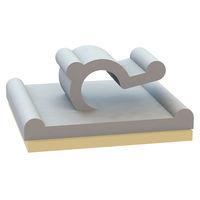 Essentra Components 22AWC00125 Wire Cord Clip Wire Cord Clip, Adhesive, .125 Hold