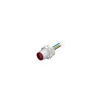 Amphenol CONEC 43-01087 M12 Male Socket M-SKT M12X1 W/WIRES FNT MNT HT PG9