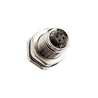 Amphenol LTW M5-04PFFP-SF7001 Straight M Series Sensor Connector, M5, Metal, 1A, 04 pins, Female Connector, Female Contact, Hexagonal, Screw Thread, PCB 180 , Receptacle, Front Fastened, IP67