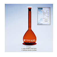 Pyrex Py.3152.22A A-class Amber Volumetric Flask (2000ml)