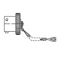 Amphenol PCD MS27510C8A Circular MIL Spec Tools, Hardware & Accessories Dust Cap; JAMMS27510 - Plug;Anod Blk
