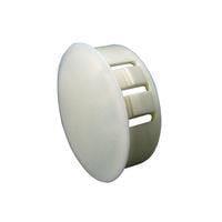 Essentra Components 62MP0875W Hole Plugs Hole Plug, Snap In , .875 in Hole, .125 Max Panel, White, HS Nylon, .453 Thick, 1.016 O