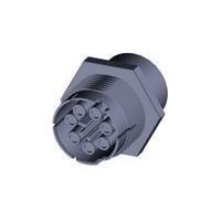 AMP Connectors - TE Connectivity 293773-3 Lighting Connectors NECTOR M SKT HSG PANEL MOUNT 7P CODE C
