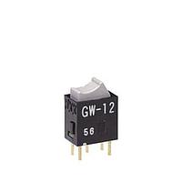 NKK Switches GW12RHP Rocker Switches SPDT ON-ON GRY ROCKER ACTUATOR