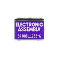 DISPLAY VISIONS EA DOGL128B-6 Graphic LCD Displays STN (-) Transmissive Blue Background