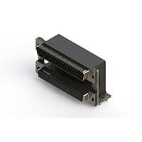 EDAC 663-037-364-038 Dual Port D-Sub Connectors Right-angle Dual Port D-Sub Connector