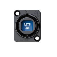 NEUTRIK NO48FDW-A Optical Chassis Connector opticalCON MTP 48 Fiber Chassis, black, IP 65 Rated
