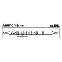 Gastec  3HM Quick-measuring Detector tubes Ammonia NH3 (0.05~3.52%)
