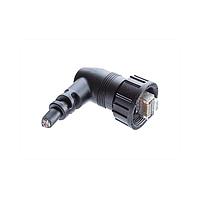 Amphenol LTW RCP-5SAMMM-SRM7B02 Cat 5e RJ, Middle Size, Plastic, 1.5A, Cat 5e, Right Angle, Screw Thread, Overmolded, Length 2000mm, IP67 Mated