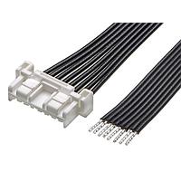 Molex 221959-1081 Discrete Wire CLIKMatetoPigtail (OTS) Cable Asmbly 2mm Ptch Sngl Row 100mm Lngth 8 Ckts Wht