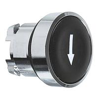 SCHNEIDER ZB4BA335 Momentary FLUSH BLACK WITH WHITE UP ARROW MRKNG