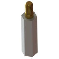 Essentra Components HSM4-8-32-2 Hex Standoff,Thrd Fem/ML,Wht,32MM Spc