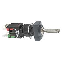 SCHNEIDER XB6DGC5B Keylock Switches SELECTOR SWITCH 240VAC 1.5AMP XB6