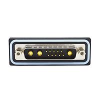NorComp CDFV13W3113L251 Mixed Contact D-Sub Connectors 13W3 vert soldr M FL 4-40 boardlock 20Amp