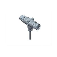 Amphenol LTW GA-080800-MF0-TTA03 Sensor Cables / Actuator Cables Ceres, T Cable, Plastic, 10A+5A, 08 pins, 3 Points Lock, (End 1) Male Male, (End 2) Female Female, Length 3000mm, IP68