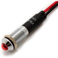 Mallory Sonalert FL1M-8SW-1-R110V Indicators LED RED 8MM NUT 110VAC/DC