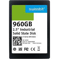 Swissbit SFSA960GQ2AK2TB-C-XC-21G-STD Solid State Drives - SSD Industrial SATA SSD 2.5", X-75 P, 960 GB, 3D TLC Flash, 0C to +70C