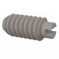 Essentra Components 010256S015 Set Screw Set Screw, Slotted Head, #2-56 Thread, 5/32 Lg