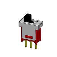 Dailywell 5FS1S102M2RES Slide Switches sub-miniature Slide SPDP switch on-on pc thru-hole