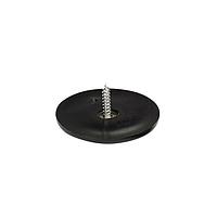 Essentra Components 499486 Glides 1-1/2" RND GLIDE: GREY PTFE+ BLK PLASTIC EVA