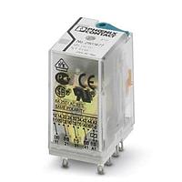 PHOENIX CONTACT 2903670 Single Relay Plug-in, 4 PDTs LED 24 V DC