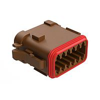 Amphenol SINE Systems AT06-12SD-EC01 Connectors 12P PLUG W/ END CAP KEY POSITION D