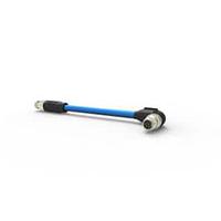 AMP Connectors - TE Connectivity 1-2322423-1 Sensor Cables / Actuator Cables M12 A-M-8 CBL ASSY PLG-PLG 6.0M CAT 7