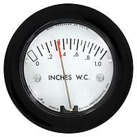 Dwyer 2-5010 Compact Low Differential Pressure Gauge – No Power Needed, Dependable and Low Cost (Differential, 10 inH₂O, Barbed Fitting, 3/16 in)