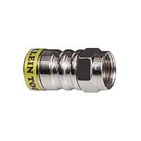 Klein Tools VDV812-627 RF Connectors / Coaxial Connectors Push-On F Connectors RG6/6Q 10-Pack