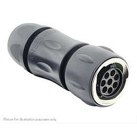 Eaton Souriau-Sunbank UTGX6JC128S Plugs Plug, with cable gland backshell, for 8 female contacts, IP68/69K