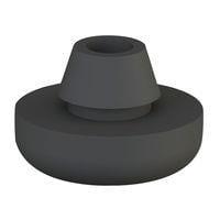Essentra Components POF-40022 Feet Foot, Push On,Black,.31 in Head Dia