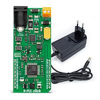 Mikroe MIKROE-5677 N-PLC Transceiver N-PLC Click Bundle - AC plug EU
